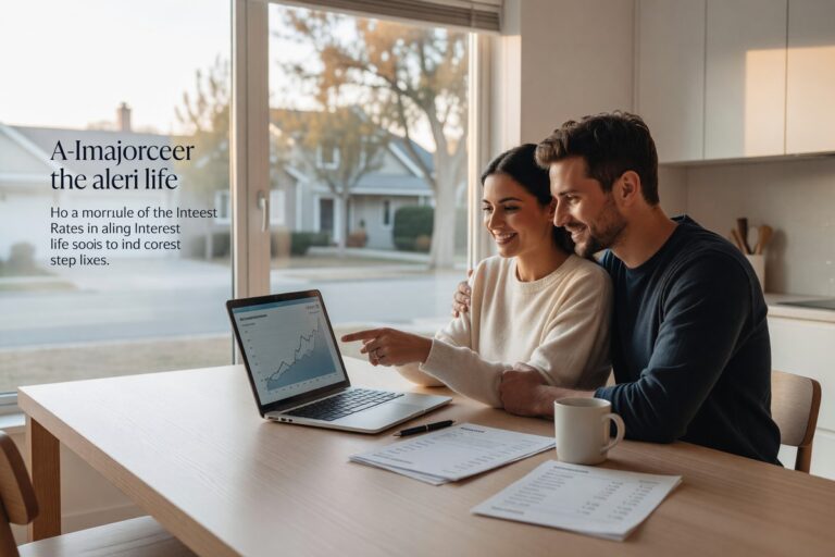 First-time homebuyer reviewing mortgage rate options with a lender in 2026