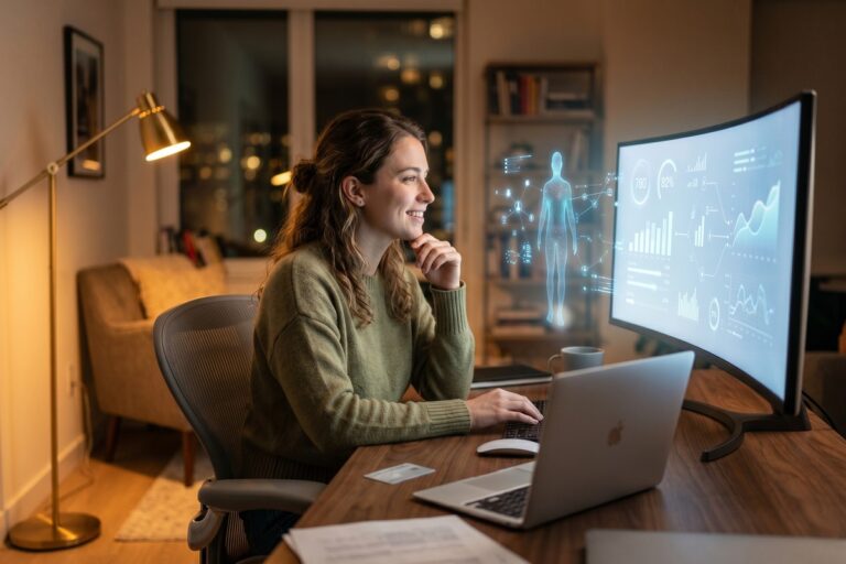 AI-powered credit scoring dashboard used by fintech lender to evaluate loan applicants in 2026