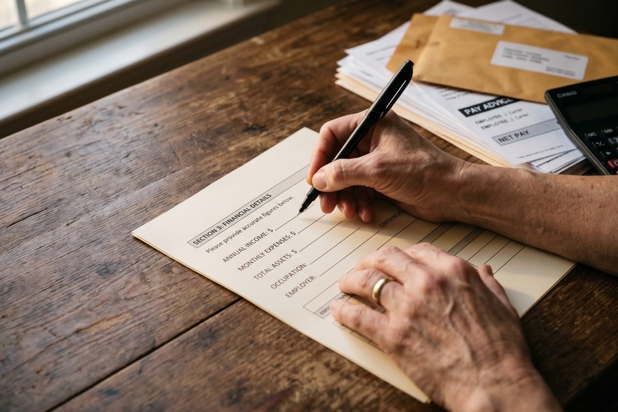 Infographic showing the top five mistakes borrowers make in AI loan applications