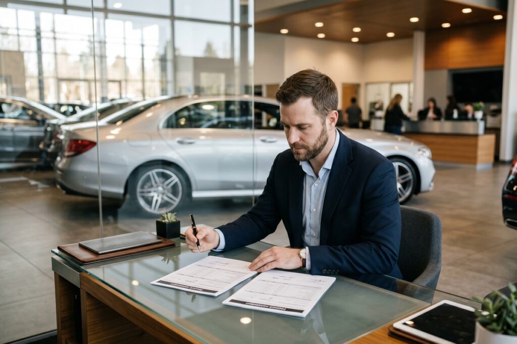 Side-by-side comparison chart of auto loan vs personal loan interest rates for a vehicle purchase
