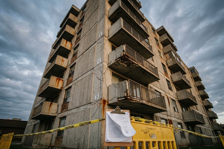 HOA reserve fund review documents alongside condo mortgage loan estimate paperwork