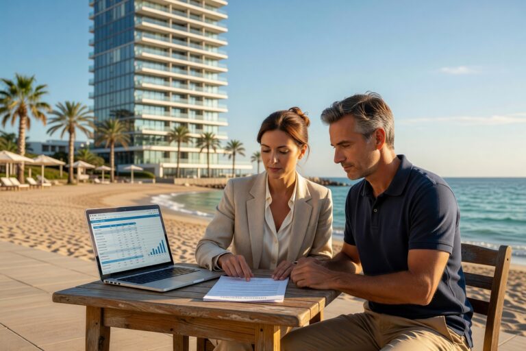 Side-by-side comparison of condotel and vacation property mortgage rates chart