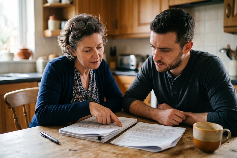 Side-by-side comparison chart of top cosigner-friendly personal loan lenders with rate ranges