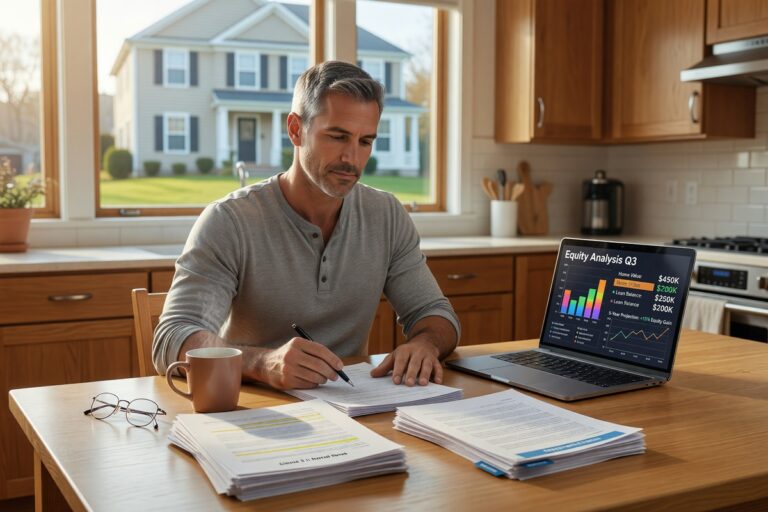 Side-by-side comparison chart of HELOC interest rates versus home equity loan rates