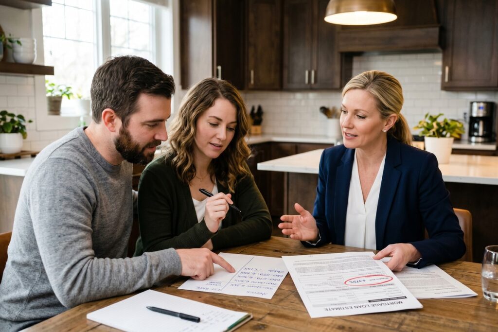 Chart showing LTV ratio mortgage rate tiers used by lenders to determine home loan pricing