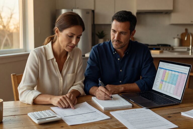Borrower reviewing mortgage rate quote document highlighting hidden fees and charges