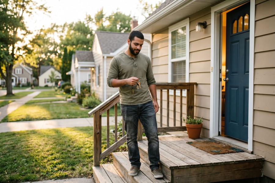 Side-by-side mortgage program comparison chart showing DTI limits and student loan rules
