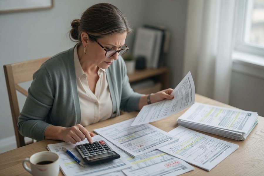 Side-by-side comparison of FHA vs conventional DTI calculation for deferred student loan borrower