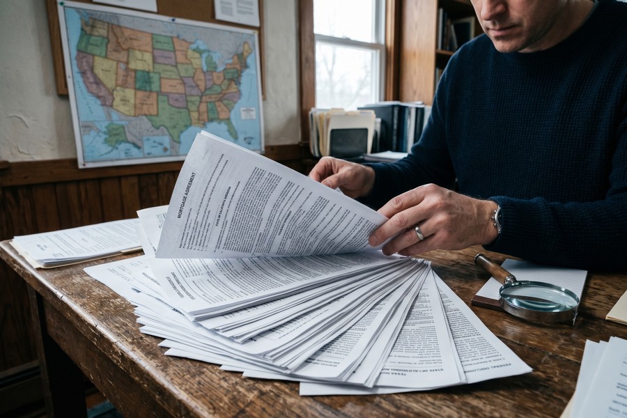 Visual map of U.S. state-level prepayment penalty rules highlighting regulatory variation