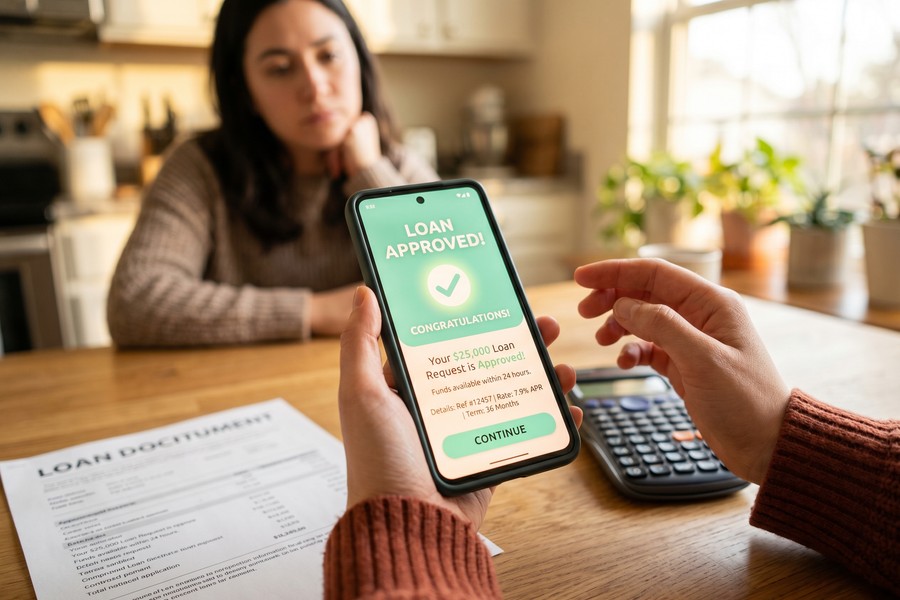 Warning signs checklist for spotting predatory fintech lenders before applying for a small loan