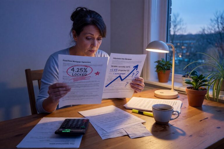 Comparison chart showing fixed versus variable personal loan rates and repayment timelines