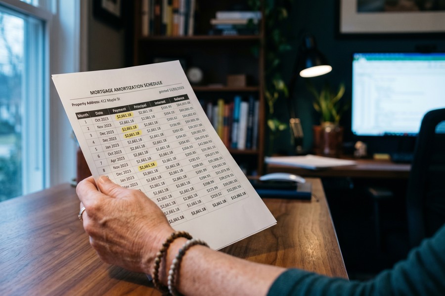 Bar chart comparing monthly mortgage payments at 7%, 8.5%, and 10% rates on a $400,000 loan