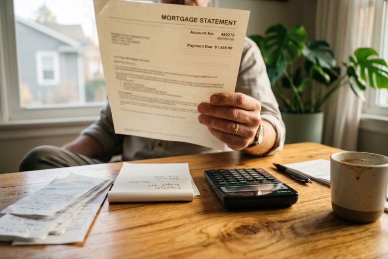 Breakdown of mortgage insurance premium components in monthly loan payment statement