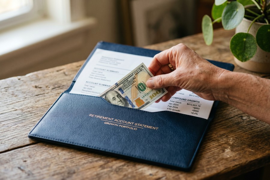 A side-by-side bar chart comparing Roth IRA growth starting at age 30 versus age 35
