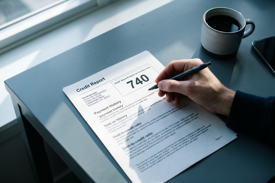 Credit score ranges required by top no-origination-fee digital lenders compared side by side