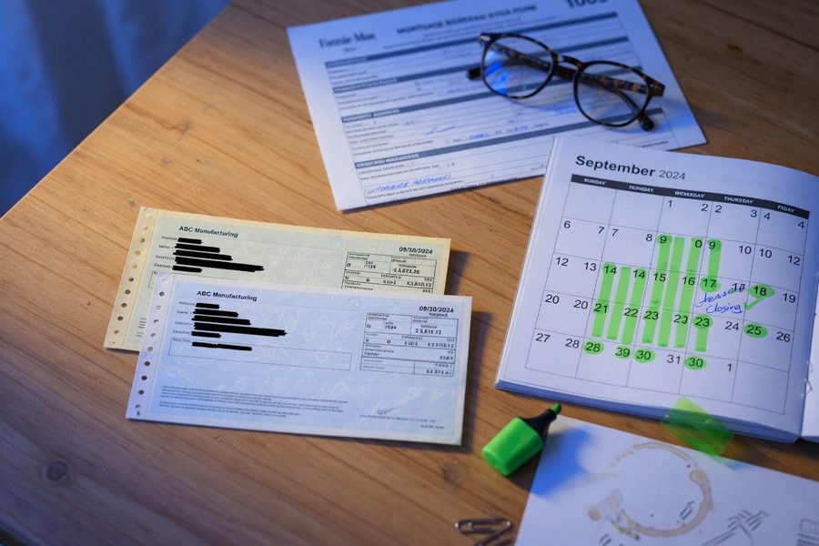 Comparison chart showing two-year overtime averaging calculation versus current-year rule under FHA guidelines