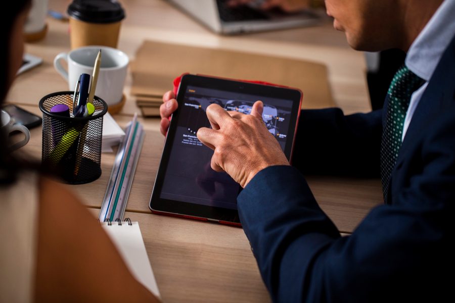 Loan applicant checking approval status instantly on a smartphone banking app