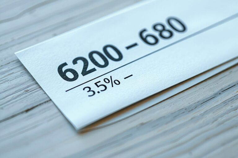 Chart comparing mortgage rates by FICO credit score ranges from 620 to 760 plus in 2026